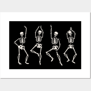 Dancing Skeletons Posters and Art